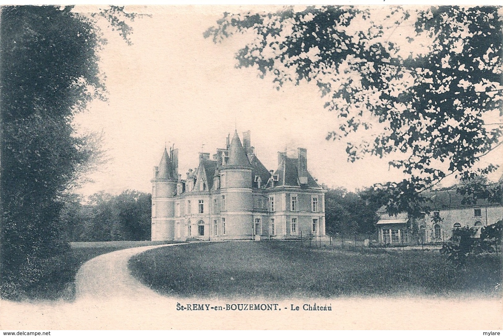 Cpa 51 St Rémy En Bouzémont Le Chateau - Saint Remy En Bouzemont