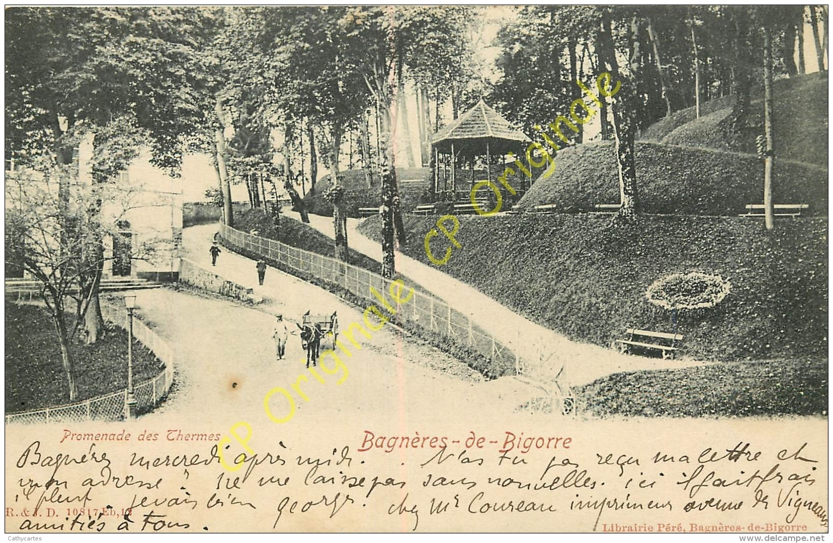 65. BAGNERES DE BIGORRE .  Promenade Des Thermes . - Bagneres De Bigorre