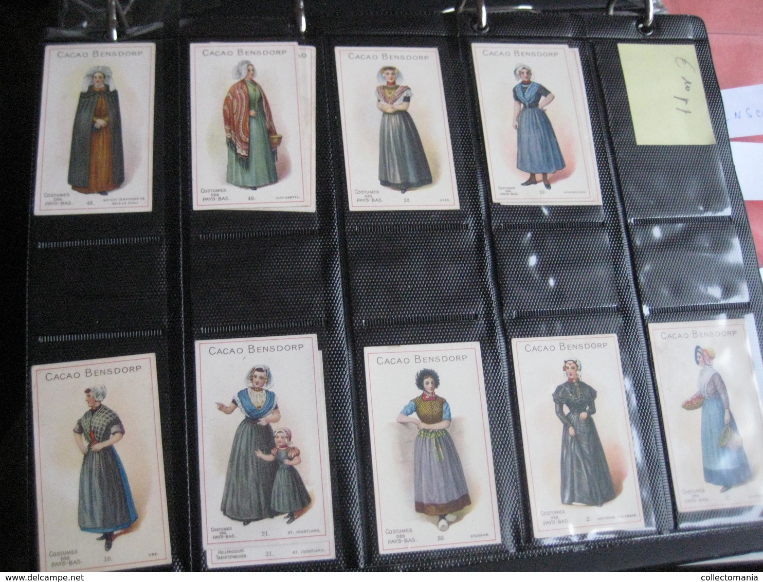 30 Cards,   4,2cm X 7,2  Cm  Advertising  C1890  CACAO COCOA BENSDORP Chocolate, All Splendid, Alike Cigarettecards - Other & Unclassified