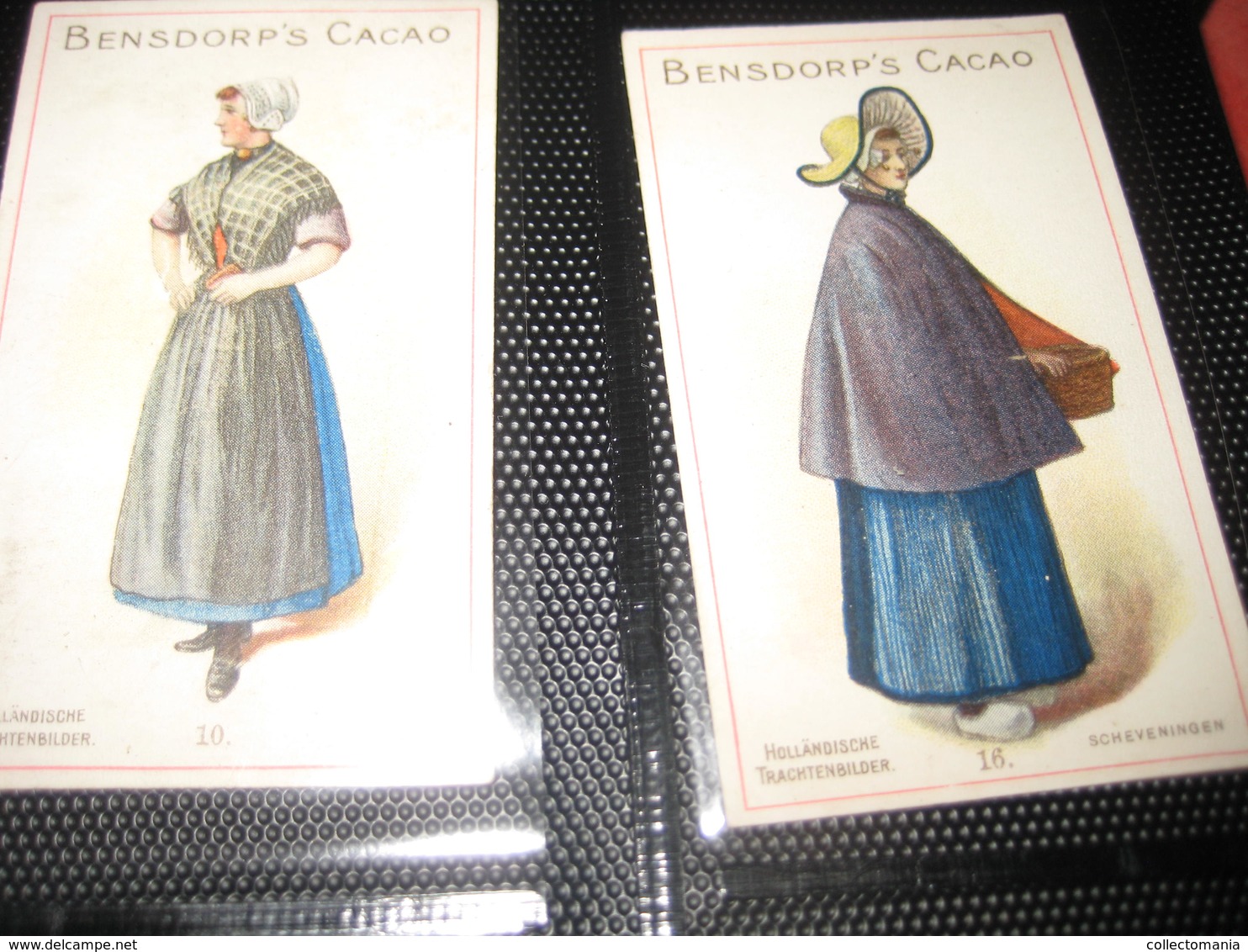 30 cards,   4,2cm X 7,2  cm  advertising  c1890  CACAO COCOA BENSDORP chocolate, all splendid, alike cigarettecards