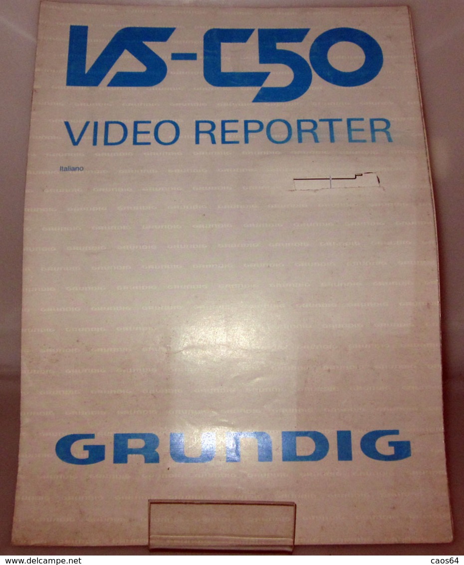 GRUNDIG VS-C50 MANUALE - Videocamere