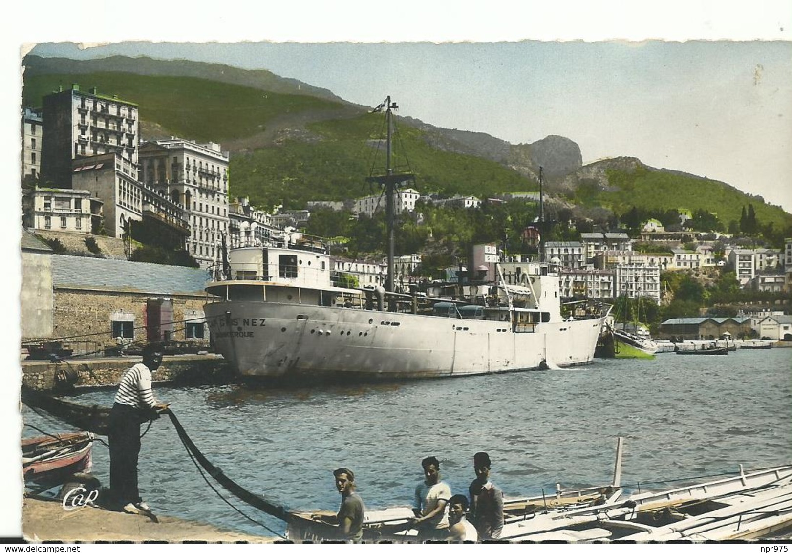 Algerie Bougie Le Port Et La Ville Bateaux - Other & Unclassified