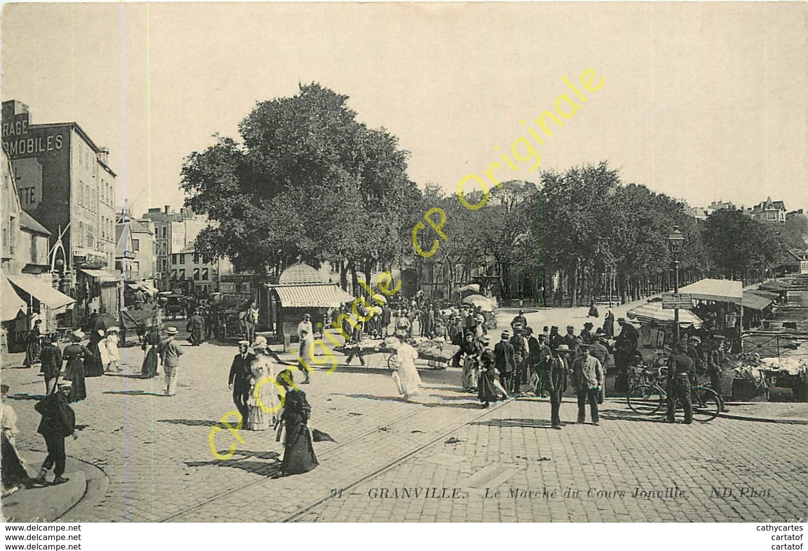 50.  GRANVILLE .  Le Marché Du Cours Jonville . - Granville