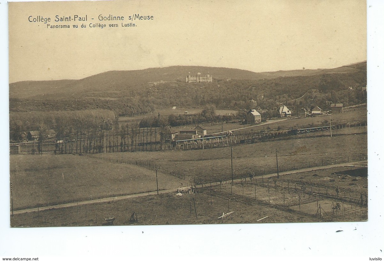 Godinne Panorama Vu Du Collège Vers Lustin - Yvoir