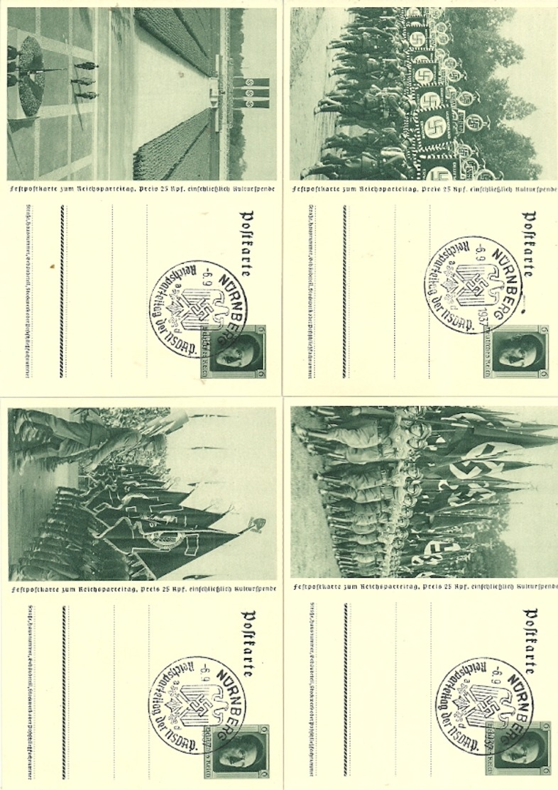 Komplette Serie In Prima Qualität Mit Sonderstempel - Briefe U. Dokumente