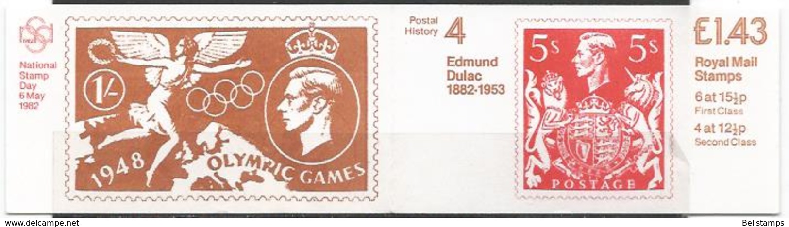 Great Britain 1982. Scott #BK573 (MNH) Postal History * - Carnets