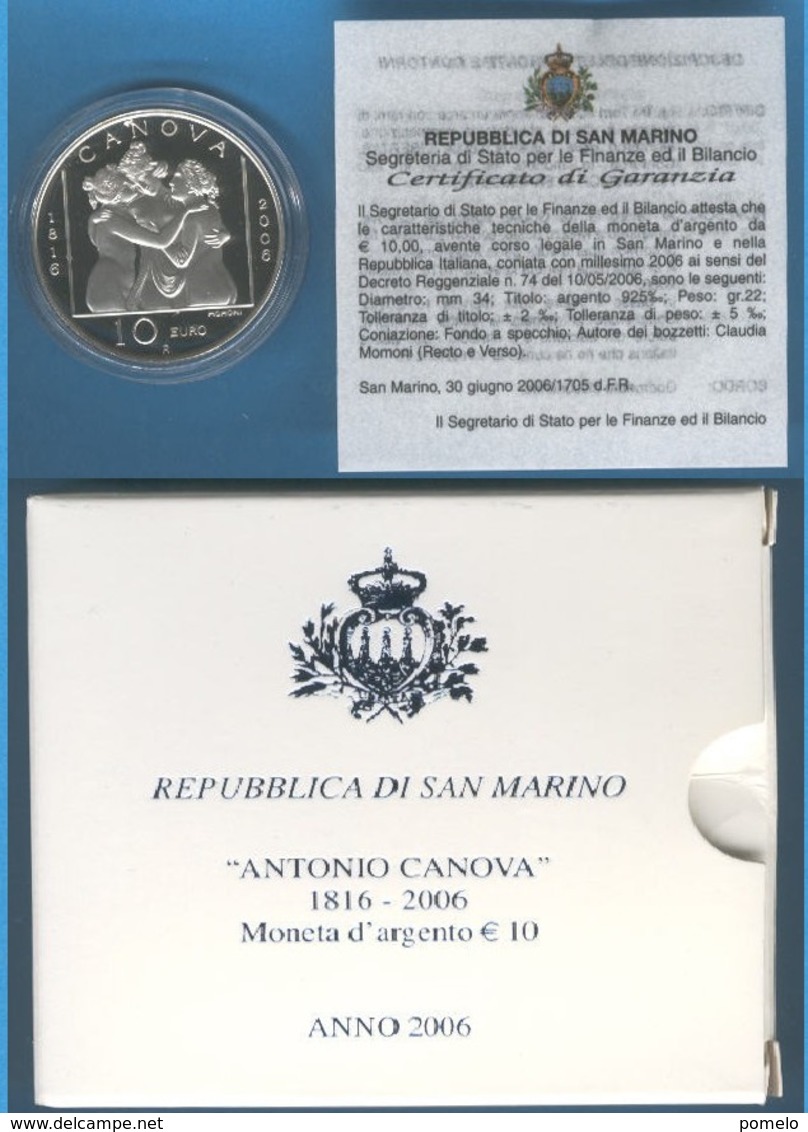 SAN MARINO - Antonio Canova - Saint-Marin