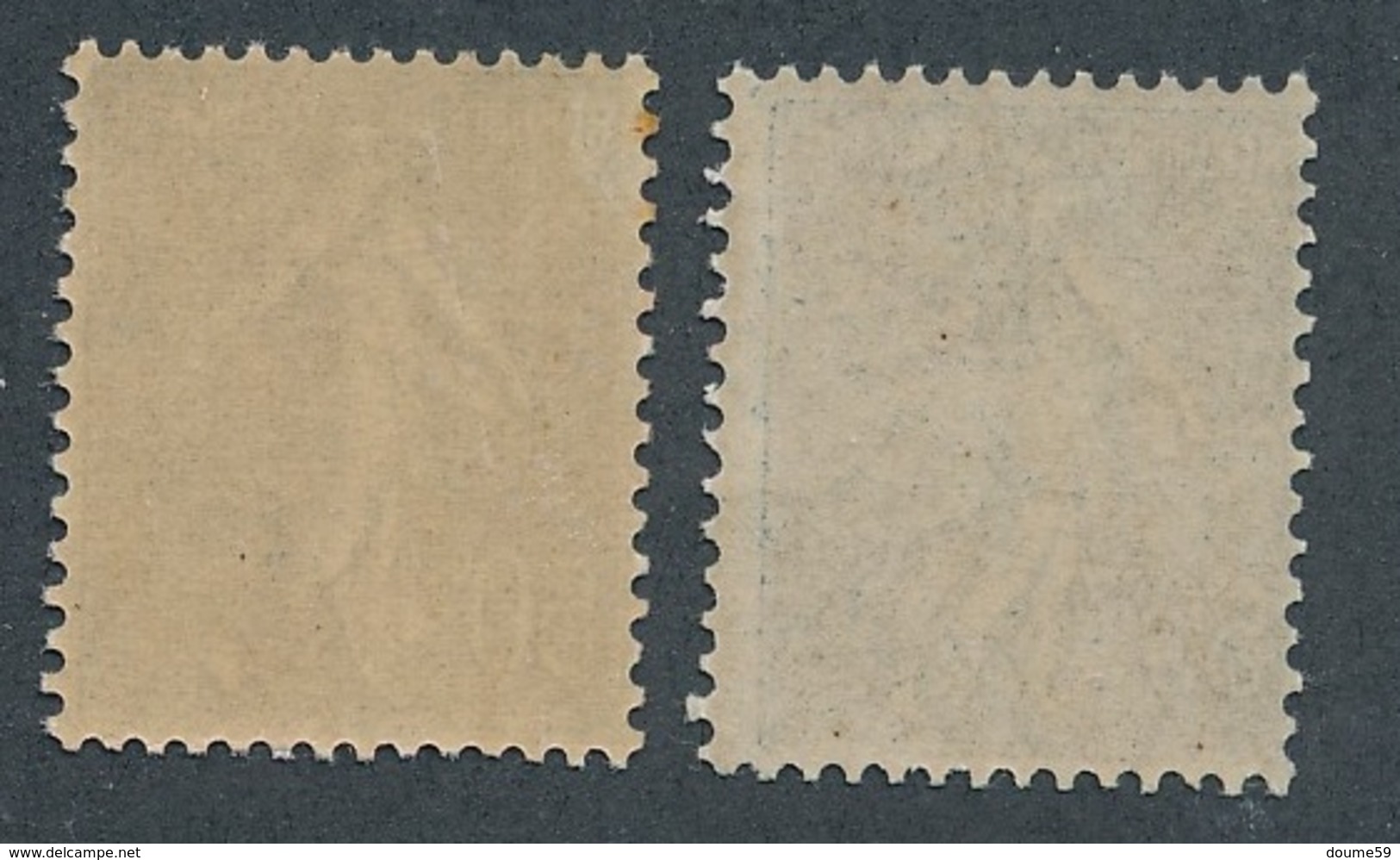 CK-42:FRANCE: Lot  Avec N°161** (2 Teintes) (1 Dent Rouillée) - 1903-60 Semeuse Lignée
