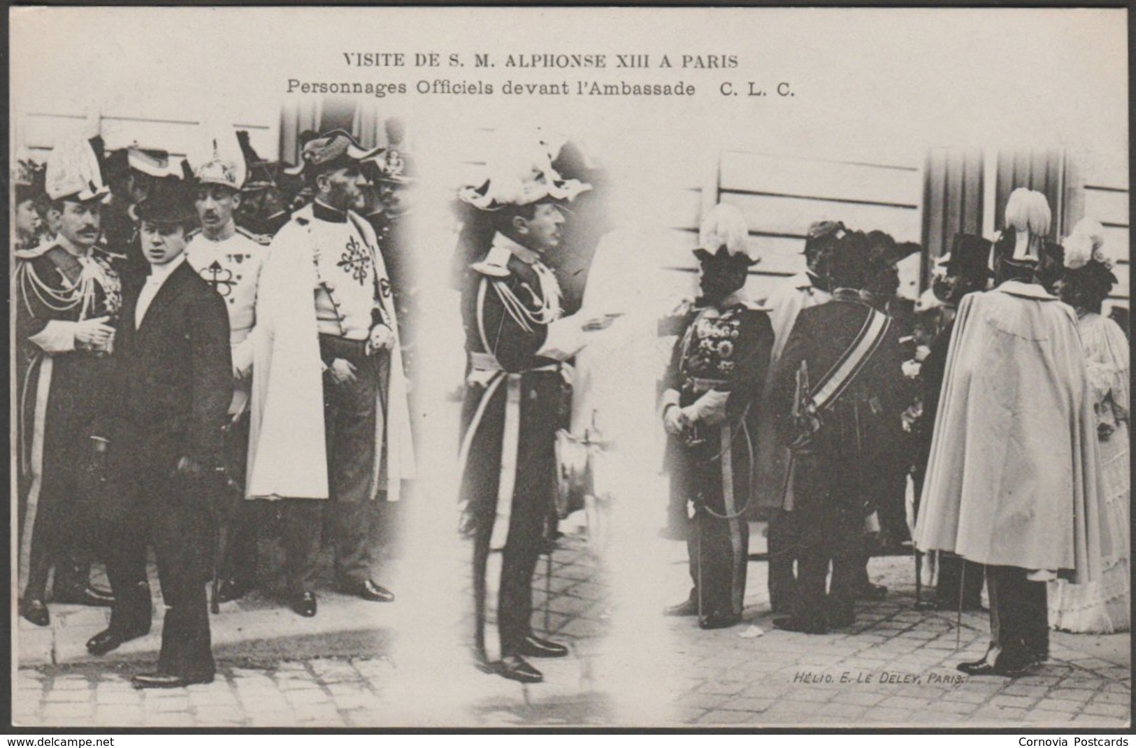 Visite De S M Alphonse XIII A Paris, 1905 - CLC CPA - Other & Unclassified