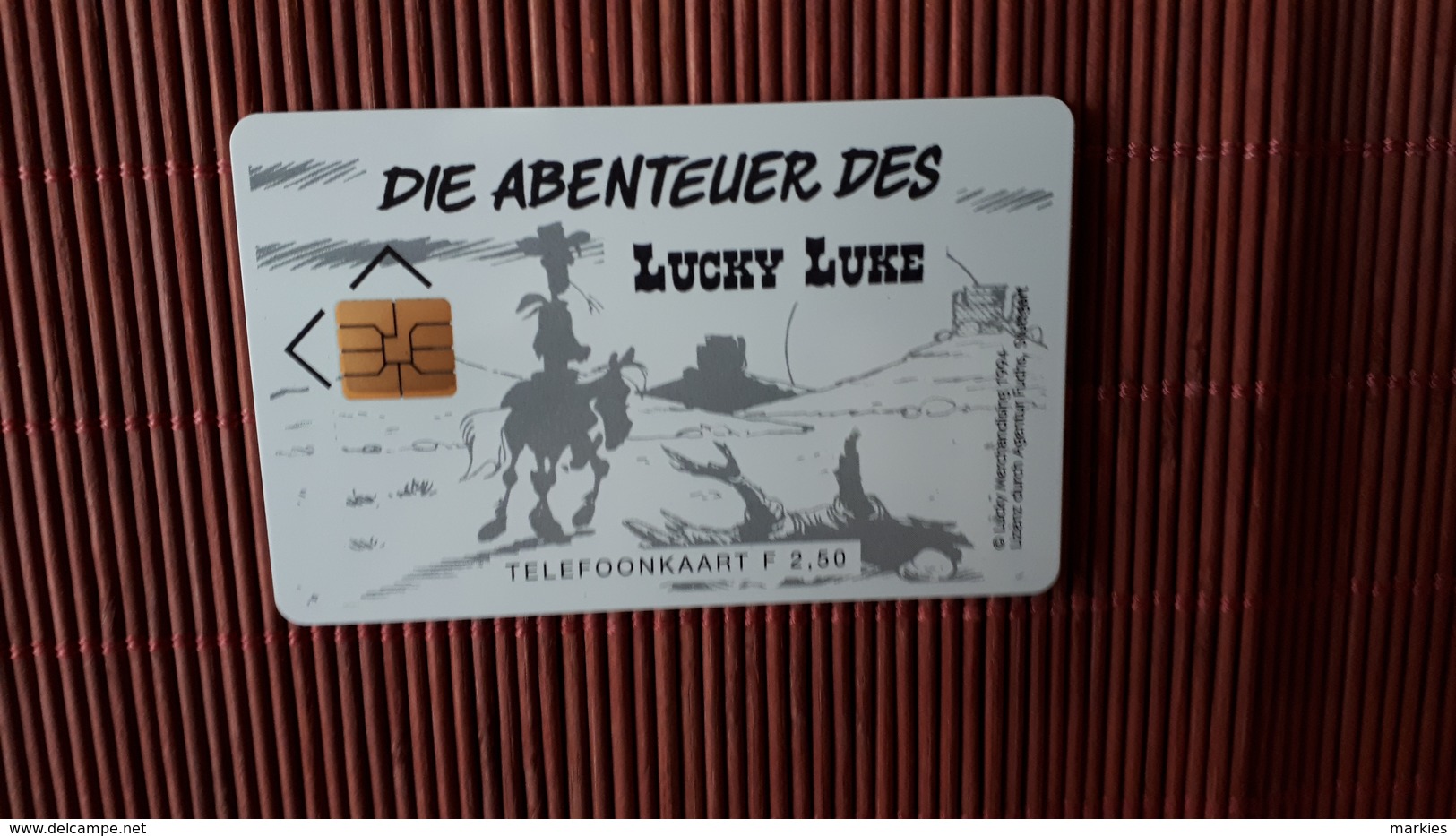 Lucky Luke Telecarte Les Daltons  (Mint,Neuve) 2 Scans Rare - Comics