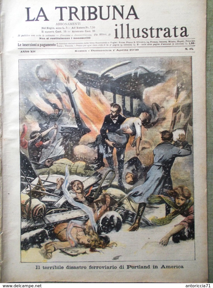 La Tribuna Illustrata 1 Aprile 1906 Stregoni Paesi Etna Buffalo Bill Roma Verona - Altri & Non Classificati