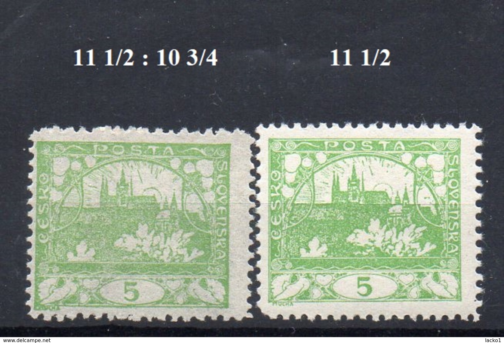 CZECHOSLOVAKIA  1918+ , MNH  ,  HRADCANY 5H - Neufs