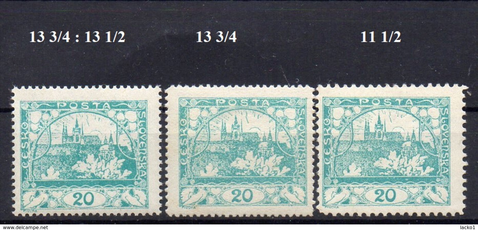 CZECHOSLOVAKIA  1918+ , MNH  ,  HRADCANY 20H - Neufs
