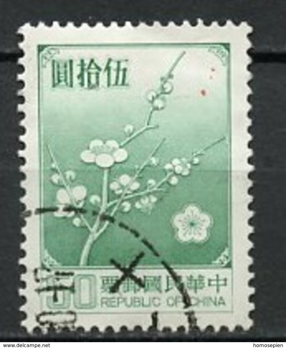 Formose - Taïwan - Chine 1979 Y&T N°1239 - Michel N°1293 (o) - 50d Fleurs De Prunier - Oblitérés