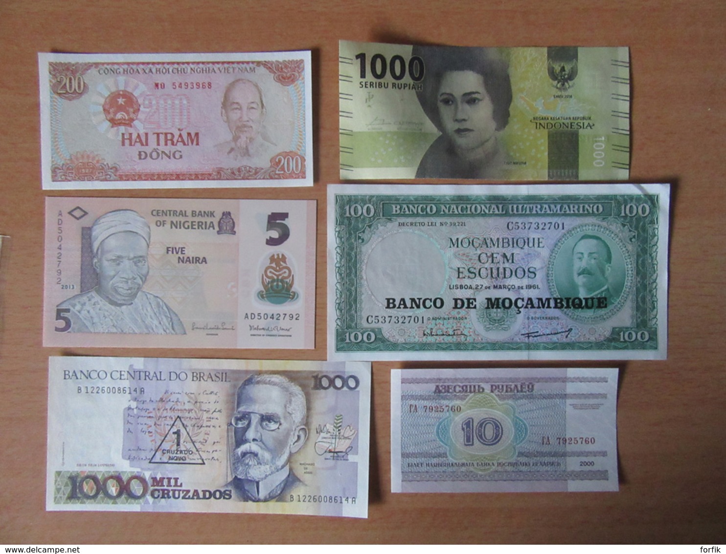 Petite Collection De Billets De Banque Du Monde Proche Neuf, Neufs / UNC, Dont Indonésie, Cambodge, Etc... - Autres & Non Classés