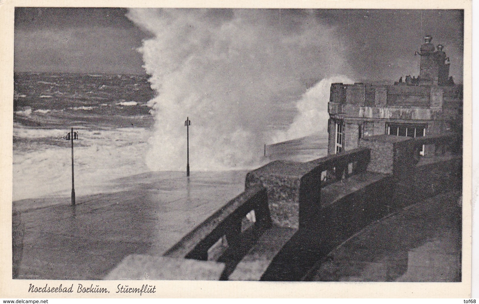 Nordseebad Borkum Sturmflüt - Borkum