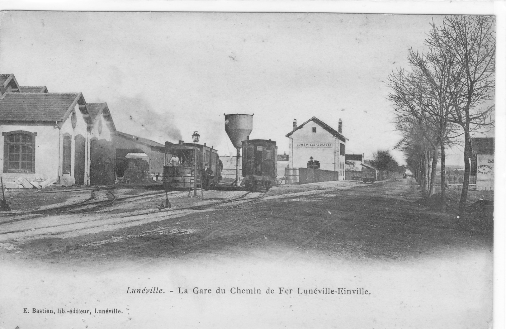 Luneville La Gare Du Chemin De Fer Luneville Einville - Luneville