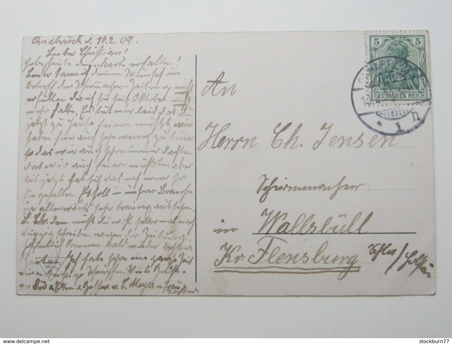 OSNABRÜCK  , Schöne Karte Um 1909    , Mit Marke Und Stempel - Osnabrück