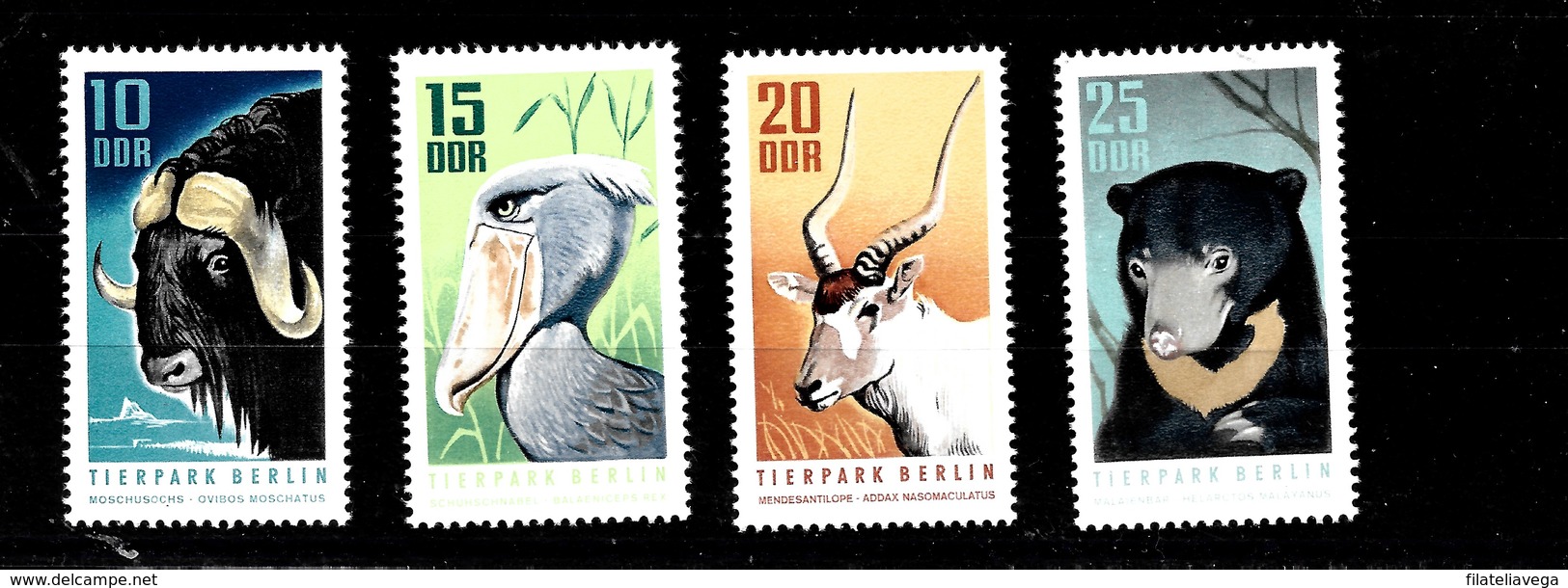 Serie De DDR  Nº Yvert 1308/11 ** ANIMALES (ANIMALS) - Nuevos