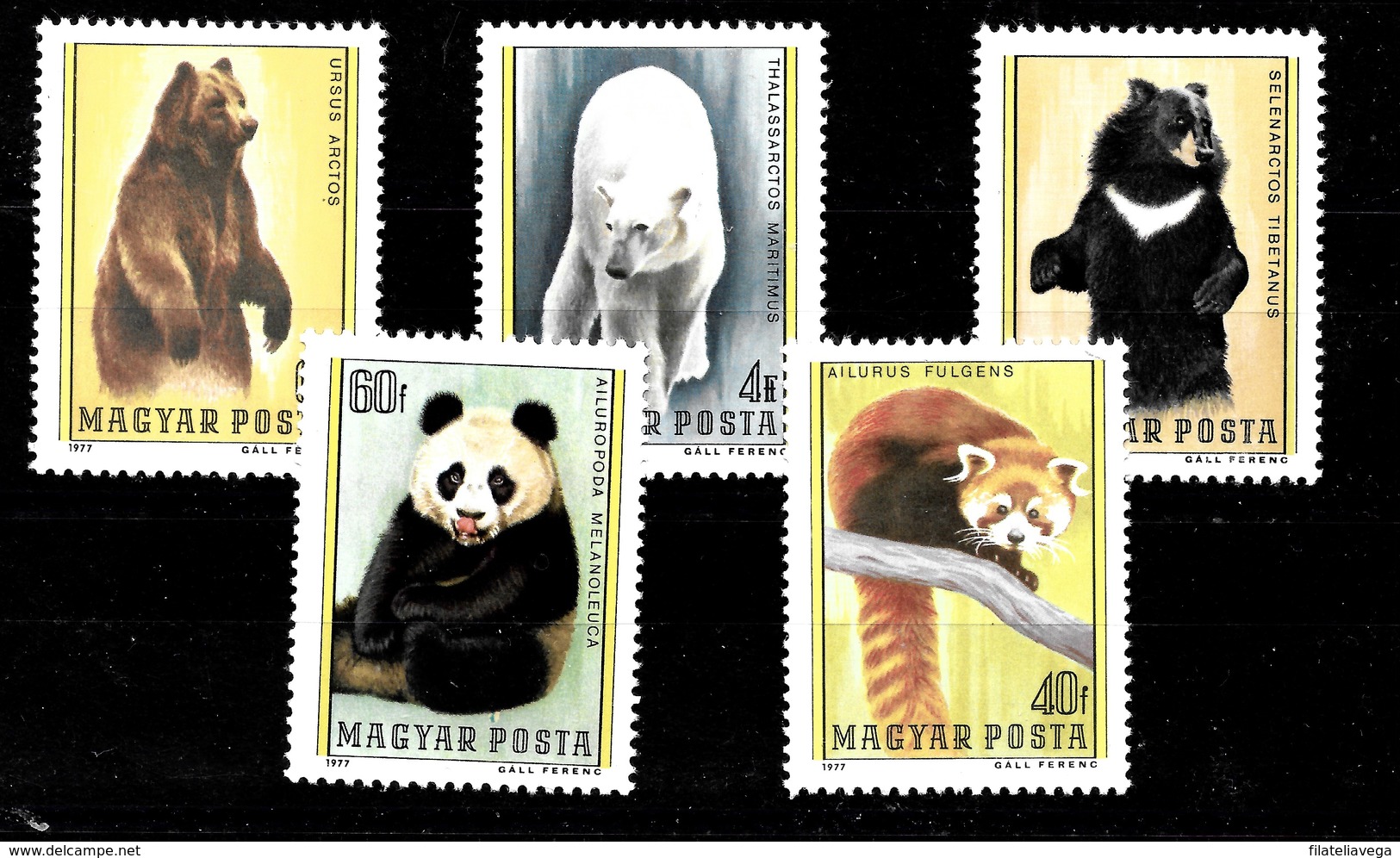 Serie De Hungría Nº Yvert 2587/91 **  ANIMALES (ANIMALS) - Nuevos