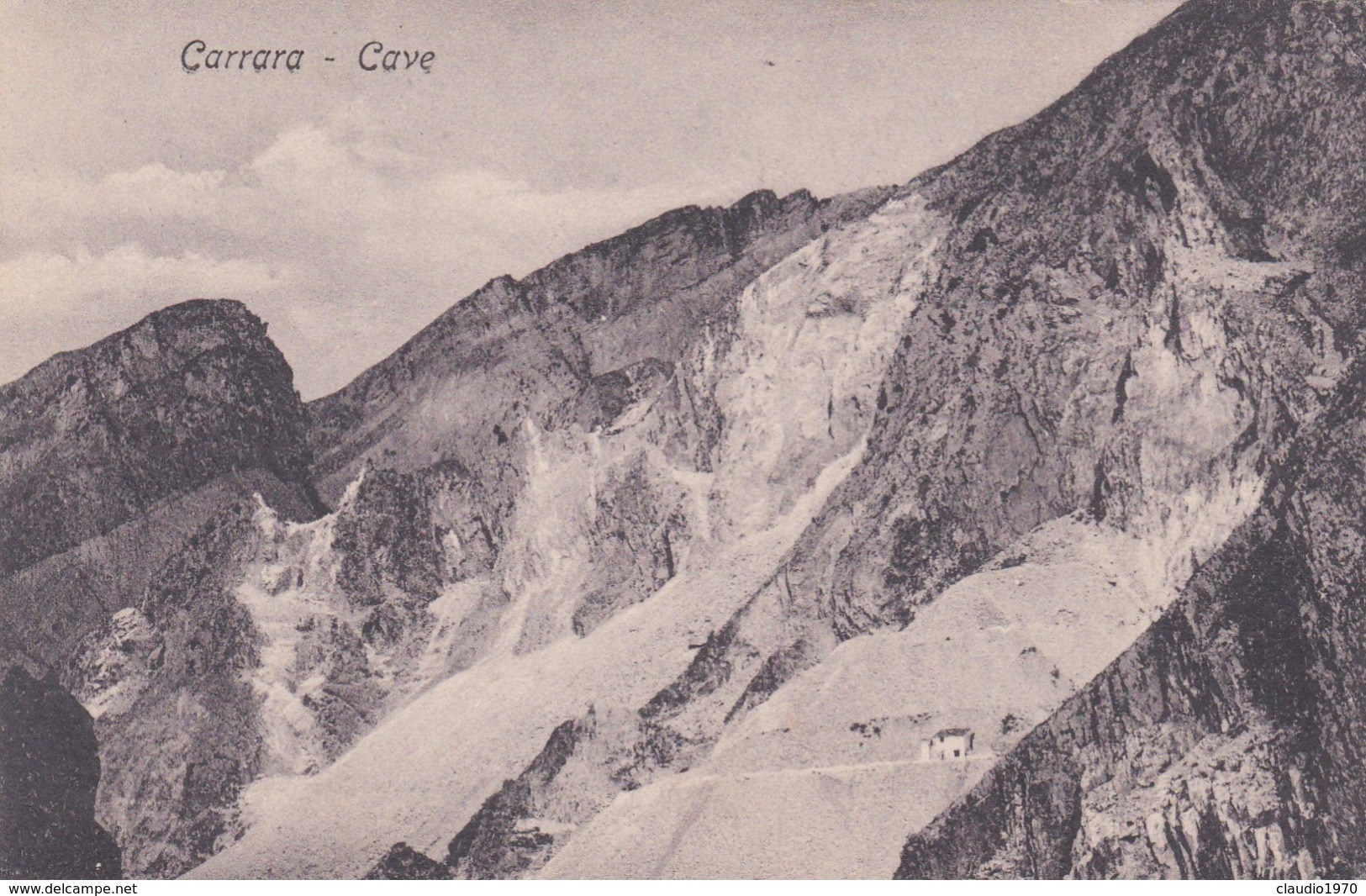 CARTOLINA - POSTCARD - CARRARA - CAVE - Carrara