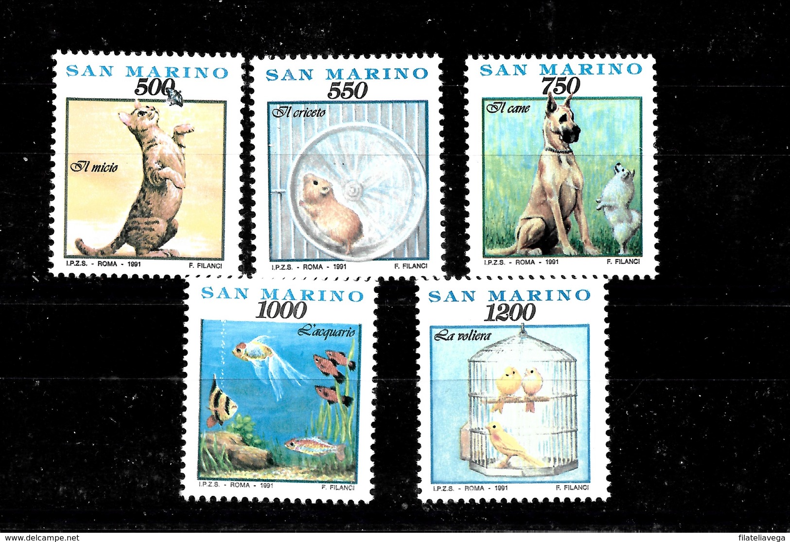 Serie De San Marino Nº Yvert 1273/77 **  ANIMALES (ANIMALS) - Nuevos