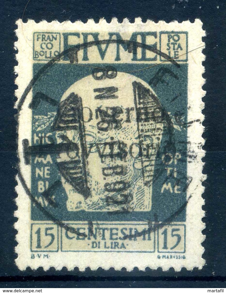 1921 FIUME N.151 USATO - Fiume