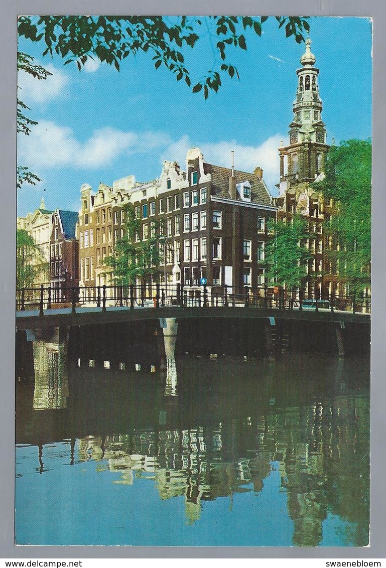 NL.- AMSTERDAM. Kloveniersburgwal Raamgracht Met Zuiderkerk. - Kerken En Kathedralen