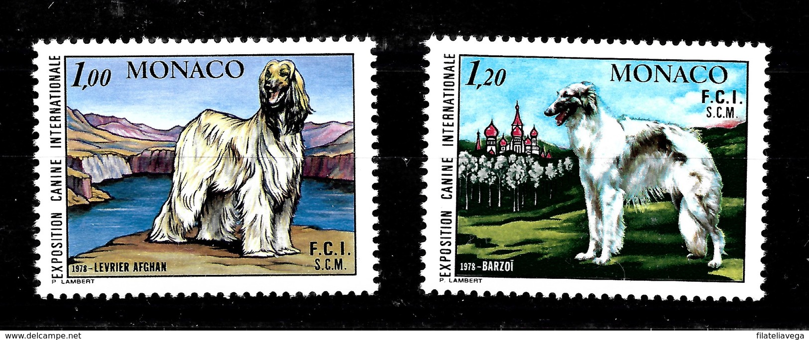 Serie De Mónaco Nº Yvert 1163/64 ** PERROS (DOGS) - Nuevos