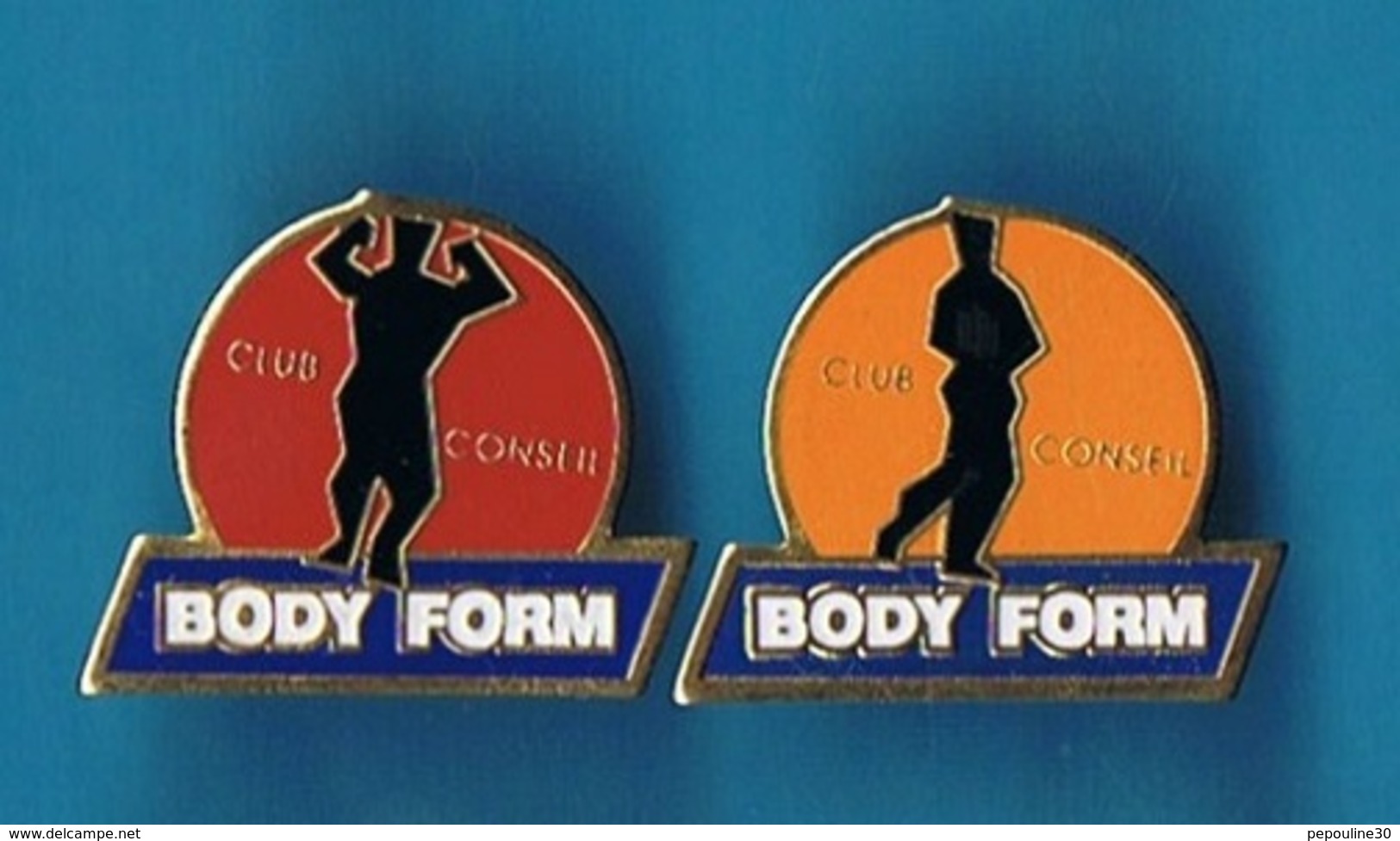 LOT 2 PIN'S //  ** CLUB CONSEIL / BODY FORM / 2 DIFFÉRENTS ** - Lots