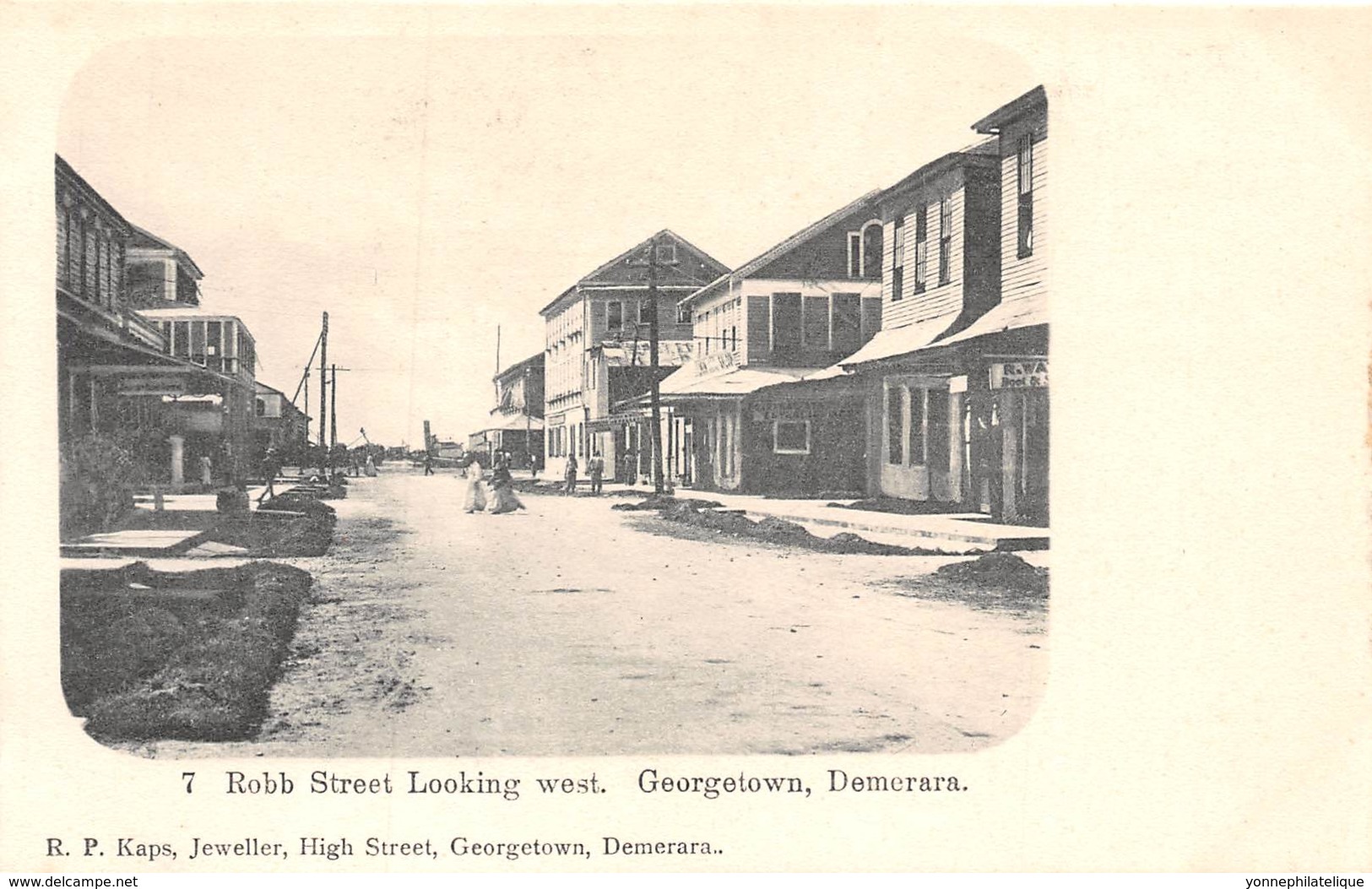 British Guyana / 18 - Georgetown - Robb Street Looking West - Autres & Non Classés