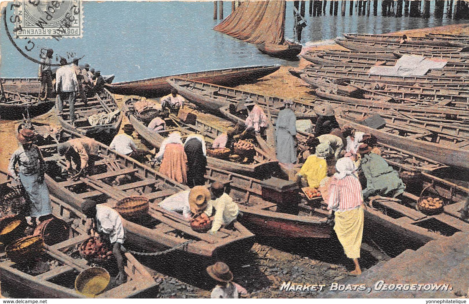 British Guyana / 26 - Georgetown - Market Boats - Autres & Non Classés