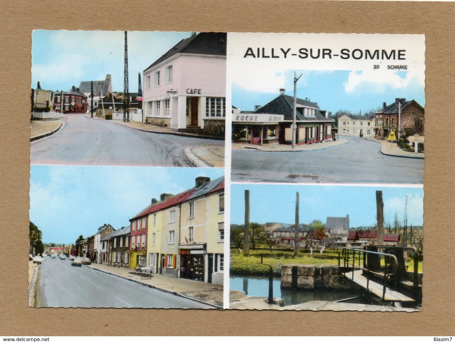 CPSM Dentelée - AILLY-sur-SOMME (80) - Carte Multi-vues Des Années 60 / 70 - Autres & Non Classés