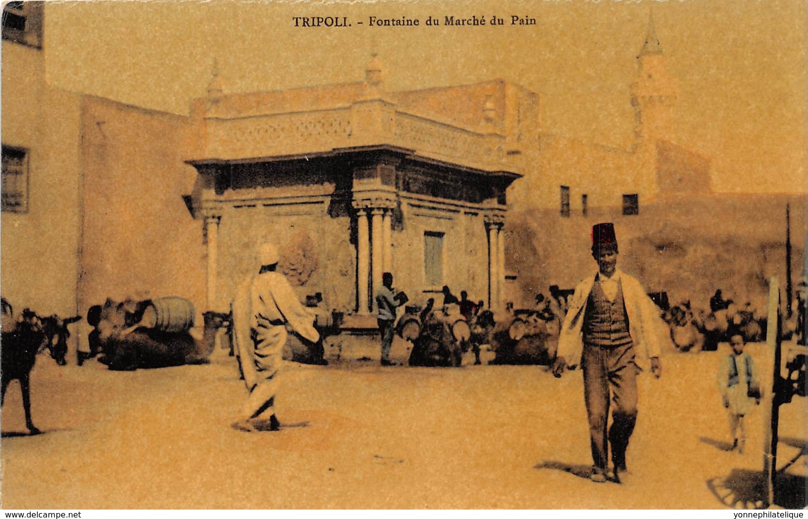 Lybie / 34 - Tripoli - Fontaine Du Marché Du Pain - Libia