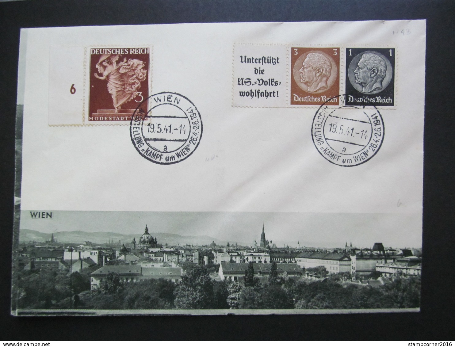 Enveloppe, Wien, 1941, Sonderstempel *DEL3010* - Other & Unclassified