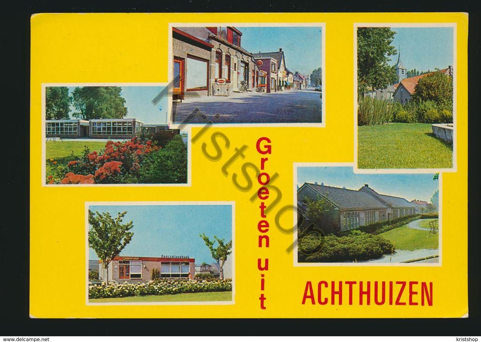 Achthuizen  [AA34-0.827  - Gelopen Met Postzegel - Other & Unclassified