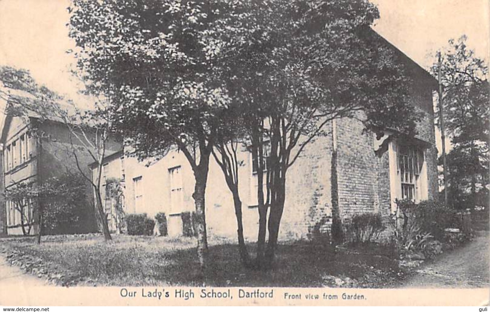 Royaume-Uni   -Angleterre-  DARTFORD Our Lady's High School Front View From Garden (- Edition Buchanan Croydon) - Autres & Non Classés