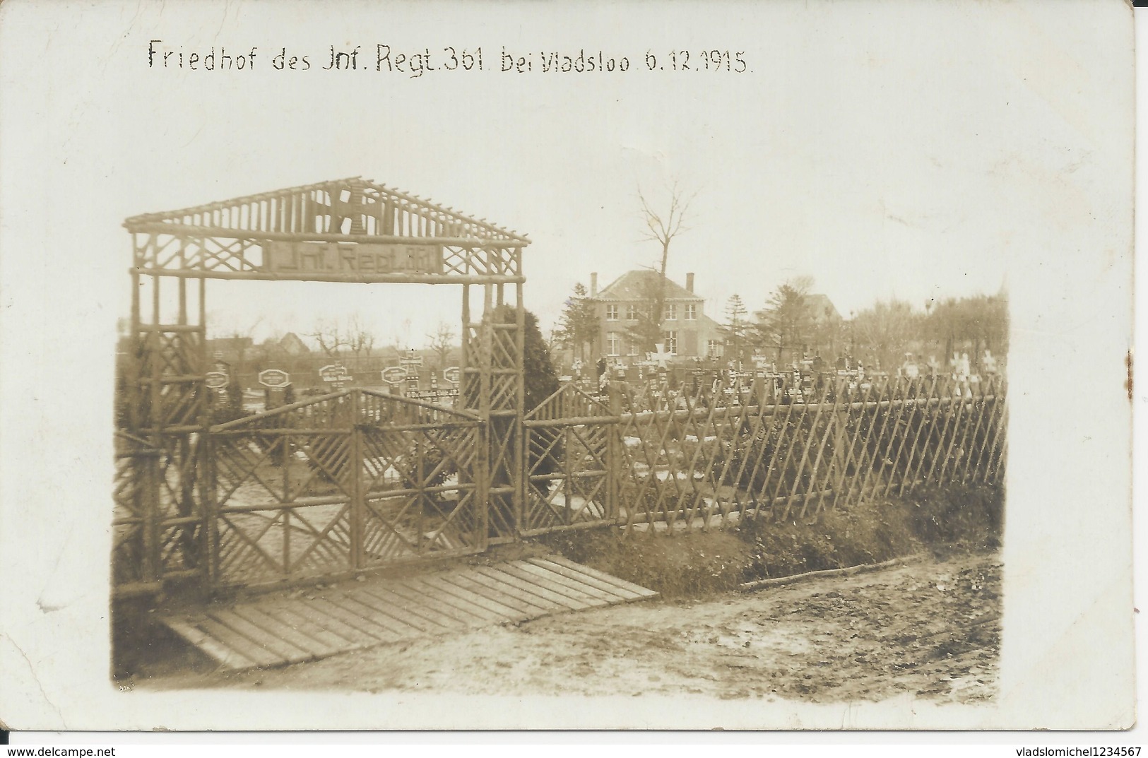 Vladsloo Friedhof Des Inf. Regt. 361 (1915) - Diksmuide