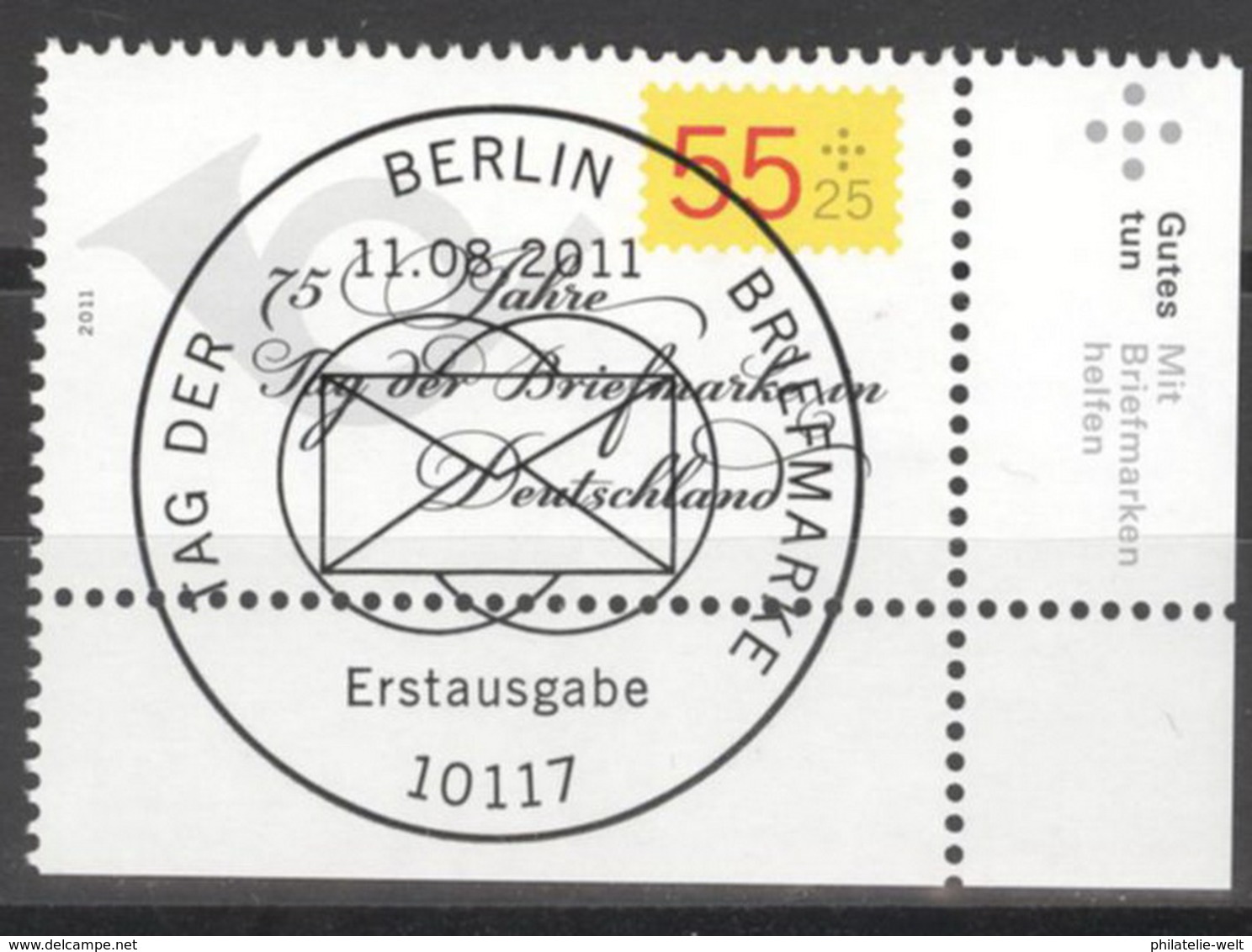 BRD 2882 Eckrand Unten Rechts O Sonderstempel Berlin - Used Stamps