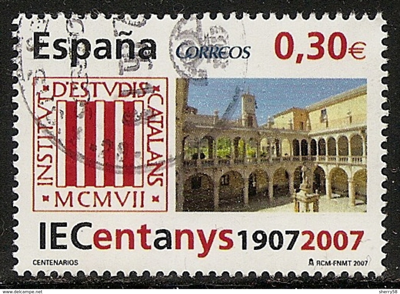 2007-ED. 4312  COMPLETA-CENT. INSTITUT D'ESTUDIS CATALANS-USADO - Used Stamps