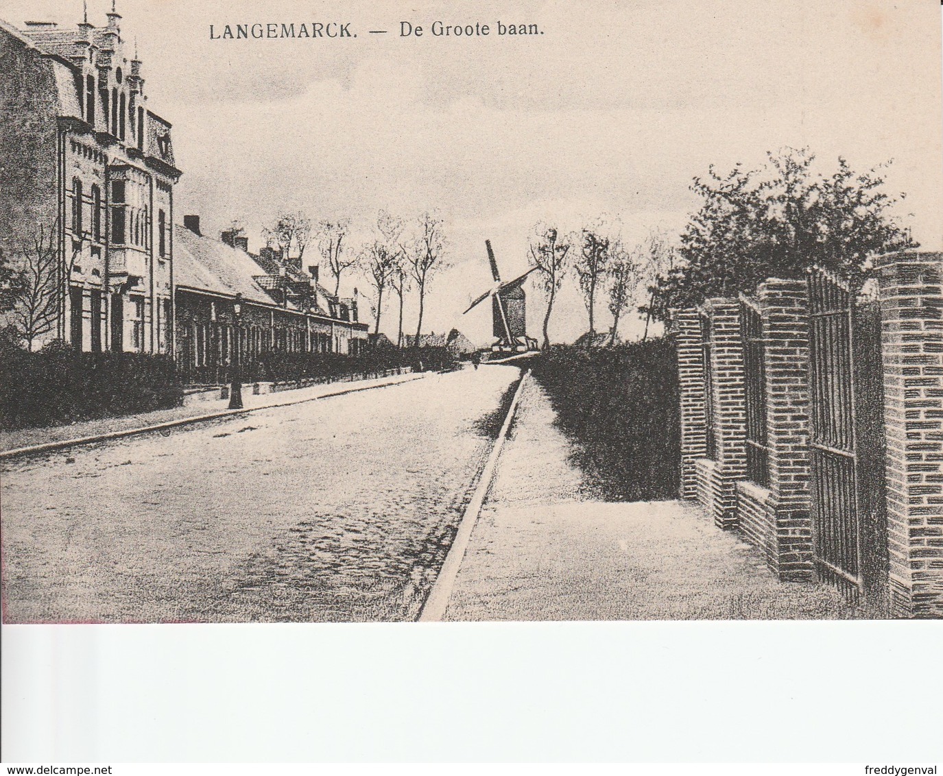 LANGEMARCK DE GROTE BAAN - Langemark-Poelkapelle