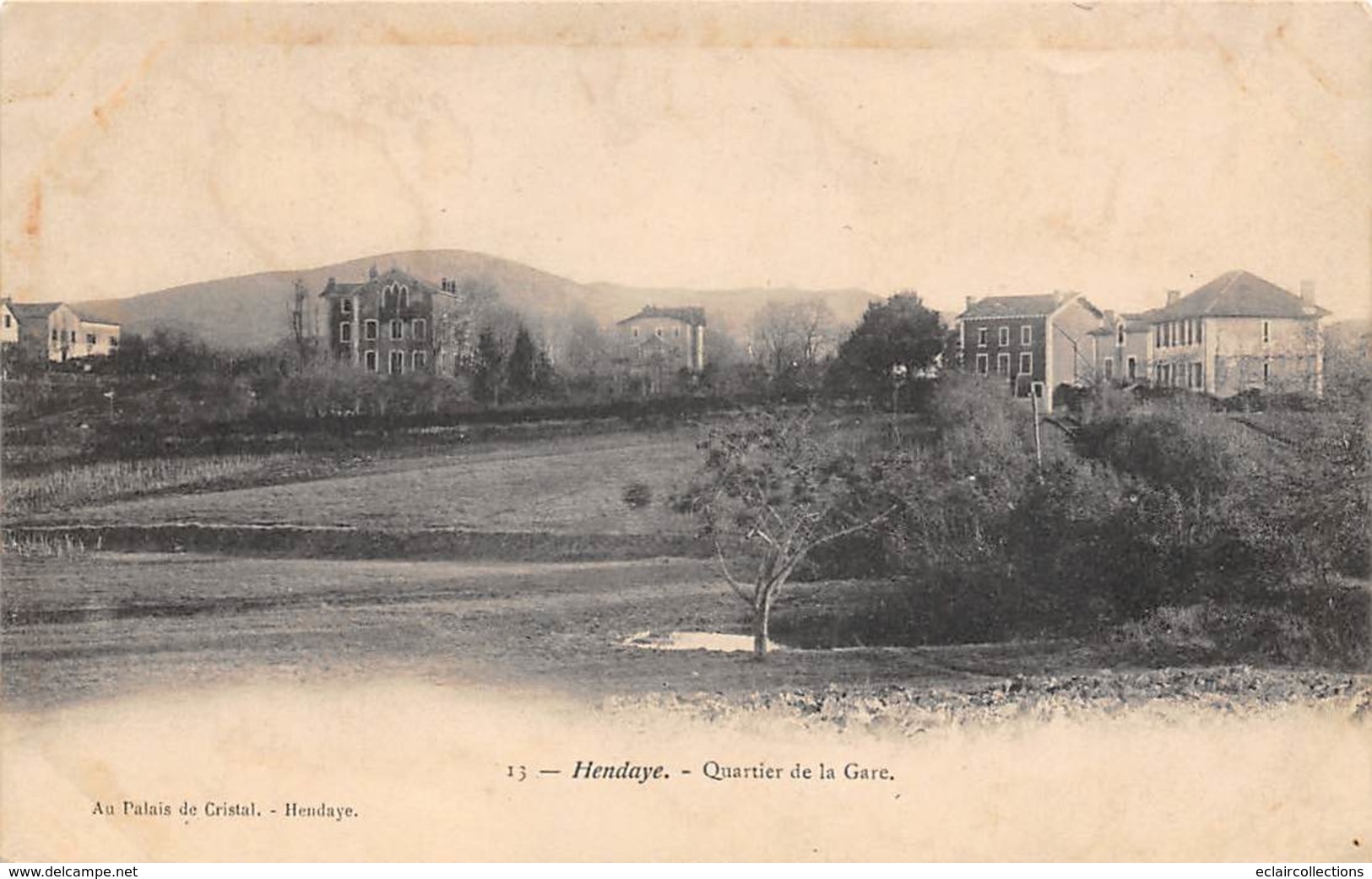 Hendaye        64          Quartier De La Gare         (carte Molle  Voir Scan) - Hendaye