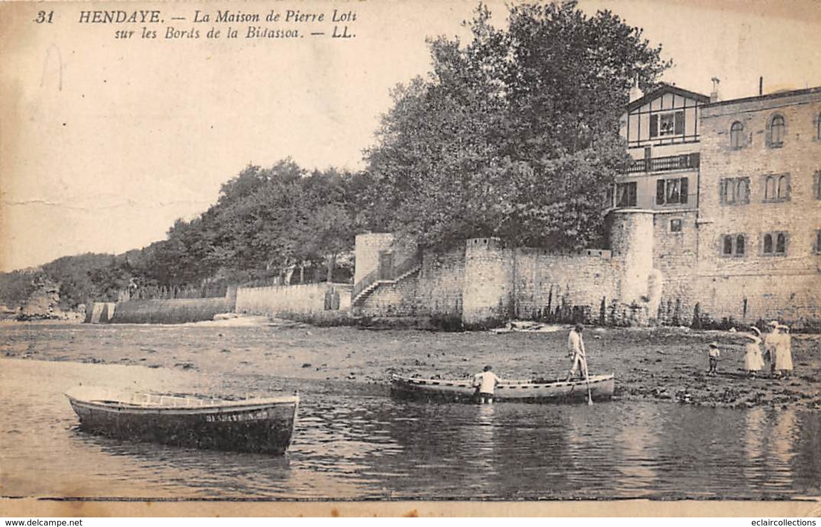 Hendaye        64          Maison De Pierre Loti Sur Les Bords De La Bidassoa       (voir Scan) - Hendaye