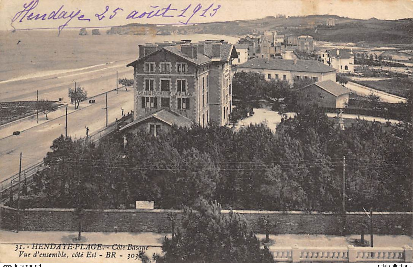 Hendaye        64         Vue D'ensemble Côté Est         (voir Scan) - Hendaye