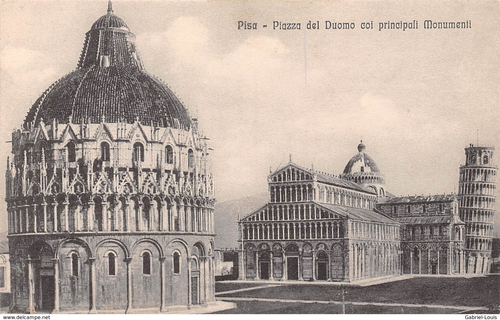 Pisa Piazza Del Duomo Coi Principali Monumenti- Non Circulé - Pisa