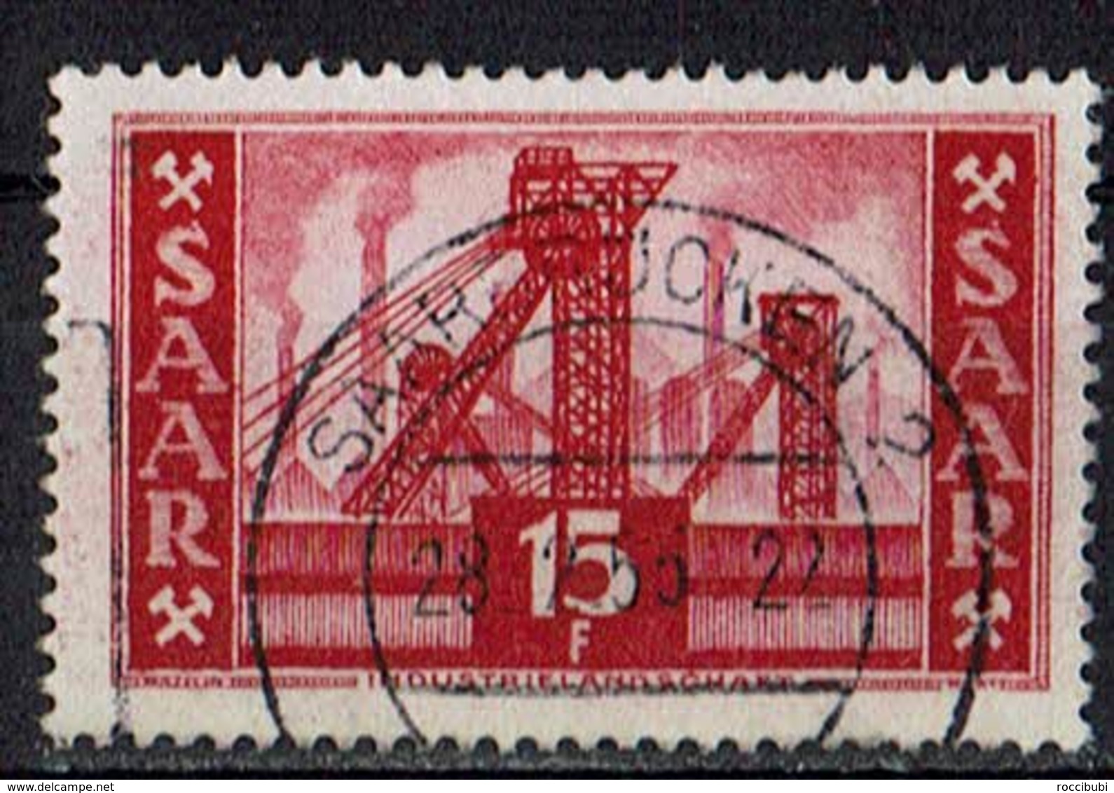 Saarland 1952 // Mi. 329 O (032..822) - Gebraucht