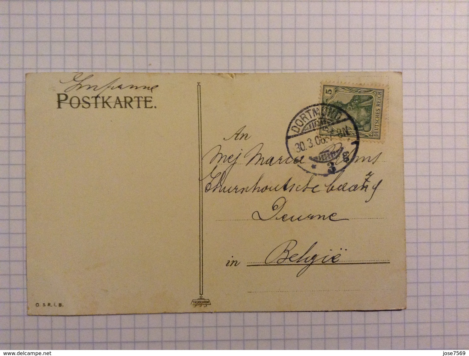 #postkaart, Breslau Nu Polen Gneisenauplatz, Gelopen 1906, Zegel Germania 5 Pfennig Nr. 85 I Deutsches Reich - Pologne