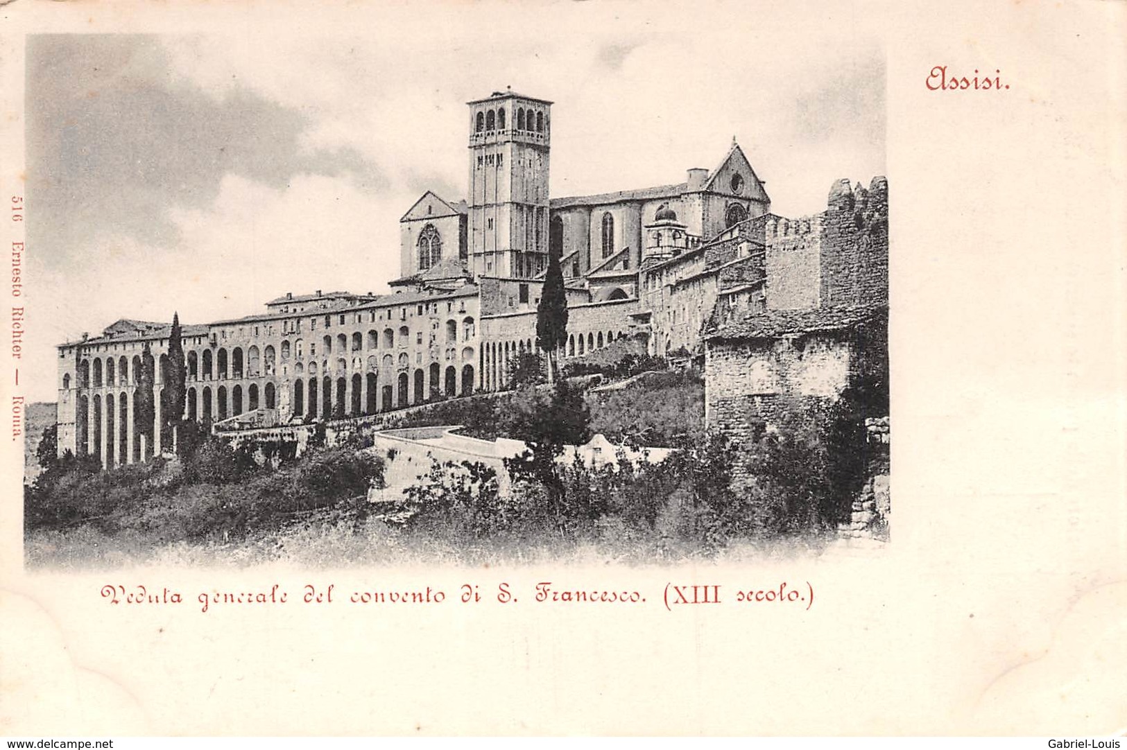 Assisi - Veduta Generale Del Convento Di S. Francesco -  Non Circulé - Sonstige & Ohne Zuordnung