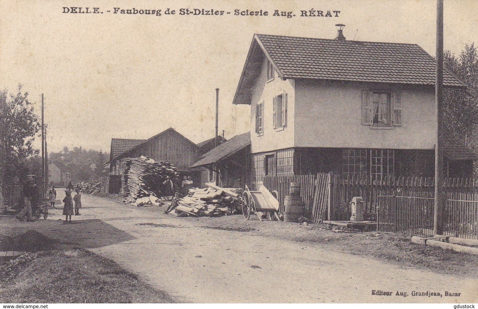 Territoire-de-Belfort - Faubourg De St-Dizier - Scierie Aug. Rérat - Delle