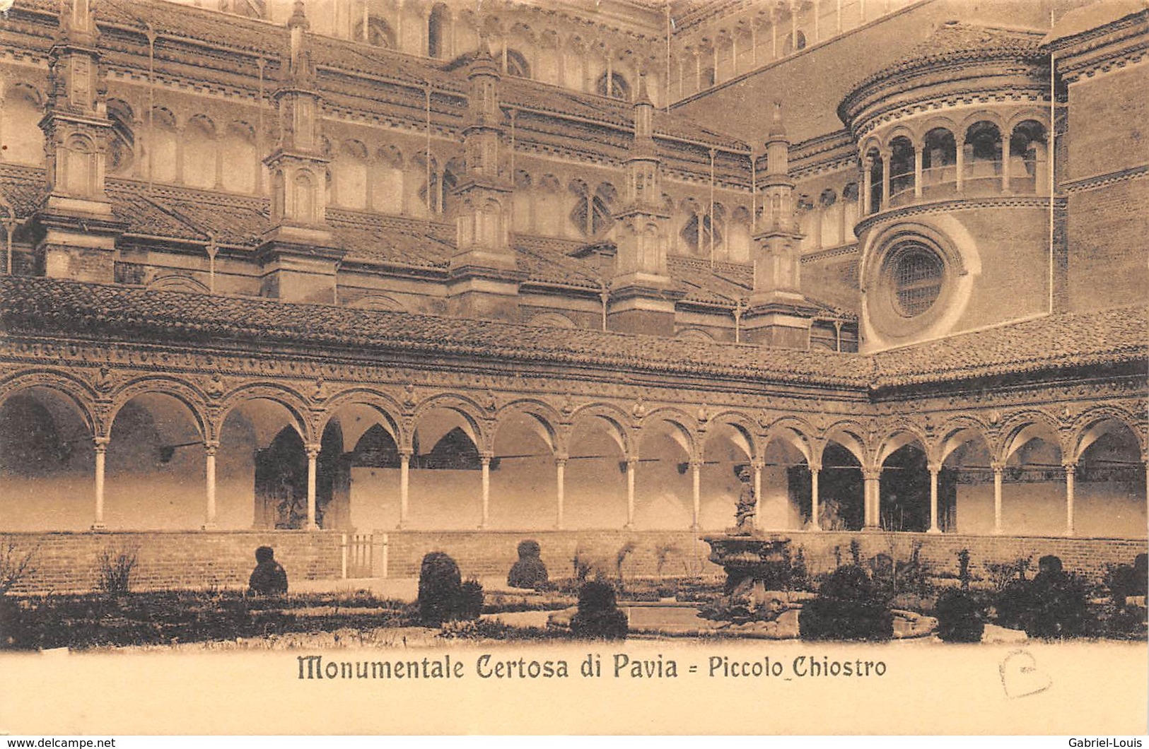 Monumentale Certosa Di Pavia  - Piccolo Chiostro - Non Circulé - Pavia